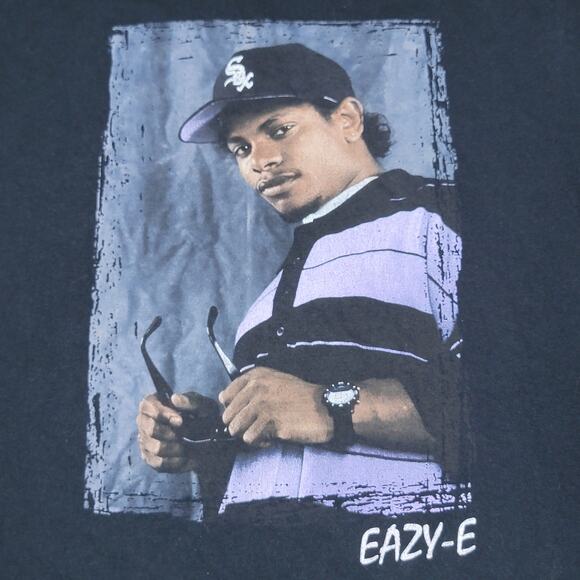 Eazy-E Black Unisex Tee - Size Large - Picture 2 of 4